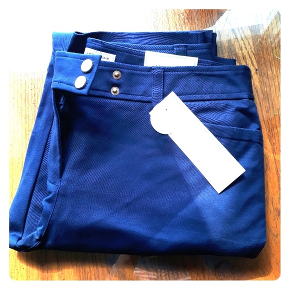 Charter Club Pants - Charter Club Navy Blue cotton Dress Pants